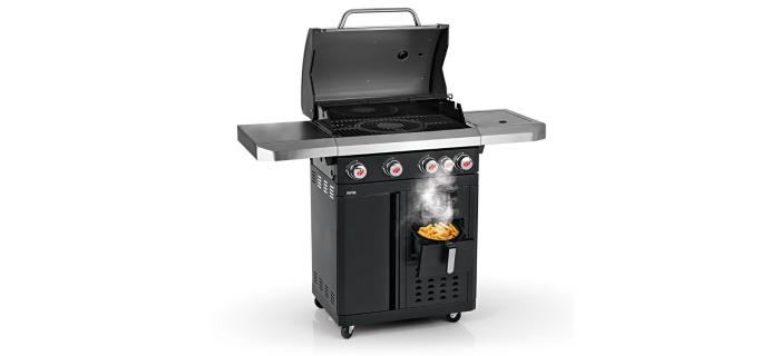 0257JAR LANDMANN FRYTON 4.1 CooK Barbecue à gaz | avec friteuse