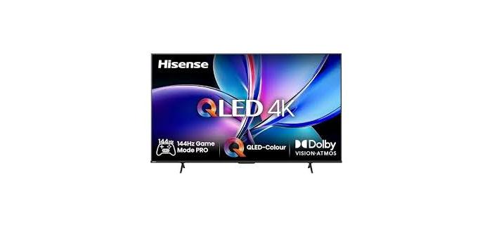 Hisense 55E7Q Pro - TV QLED 55" (139 cm) - 4K UHD 3840x2160 - 144 Hz - HDR10+ - TV connecté - 4xHDMI 2.1 - WiFi