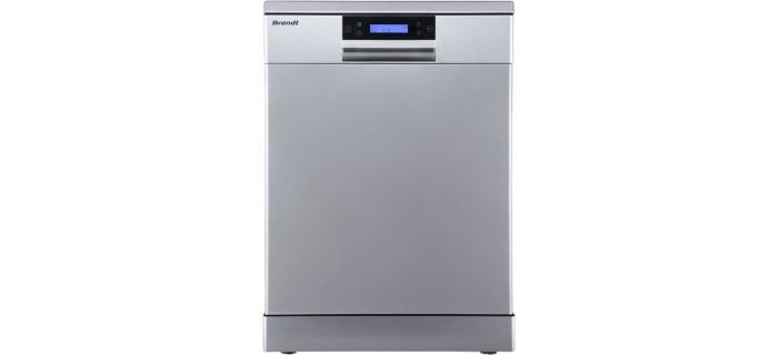 BRANDT LVC144IX Lave-vaisselle 14 couverts - Moteur inverter - 44 dB - Inox