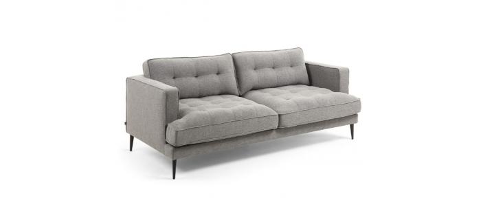 CAN0328 Canapé 2 places Tissu gris 183 cm