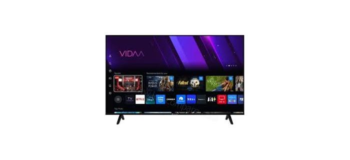 TV LED UHD CONTINENTAL EDISON - 55“ (139 cm) - 3xHDMI - 2xUSB - Noir - CELED55SV2UD25B6