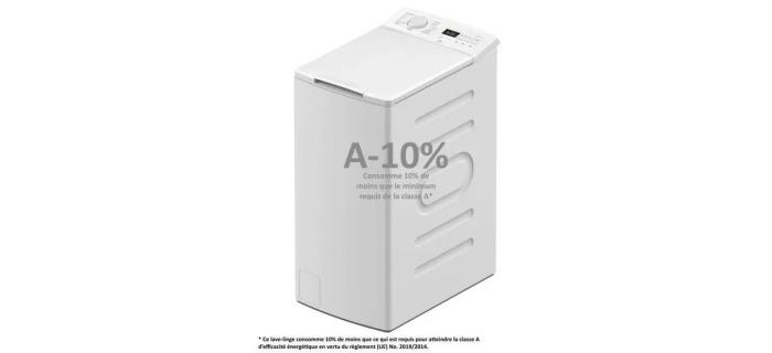 CONTINENTAL EDISON CELL712TW Lave-linge - 7 kg – Moteur induction –1200 tours/min