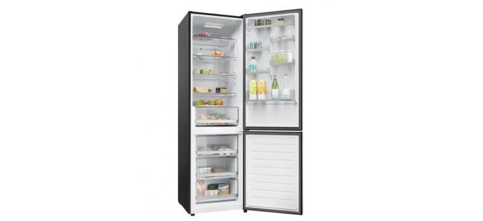 HAIER HDW1620DNPD RÉFRIGÉRATEUR COMBINÉ 377 L  No Frost - Inox foncé