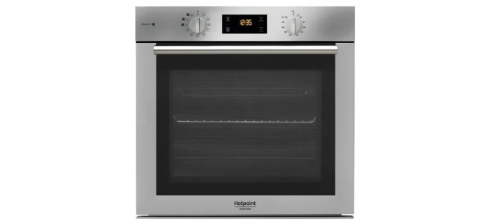 HOTPOINT FA4S841PIX Four multifonction Pyrolyse - chaleur pulsée - Porte froide - 71L - Ajout de vapeur
