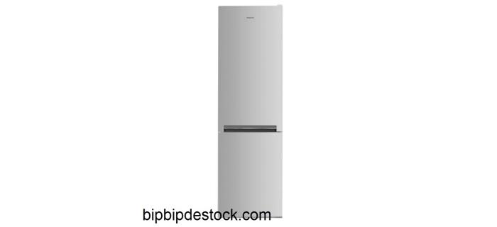 HOTPOINT H8A1ES - Réfrigérateur congélateur bas - 338L (227+111) - Froid brassé - L 60cm x H 189cm - Silver