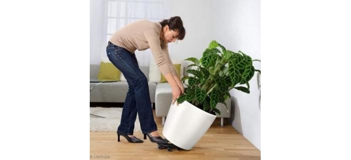 JAR0312 Pot de fleur lechuza classico premium 70cm - Blanc brillant