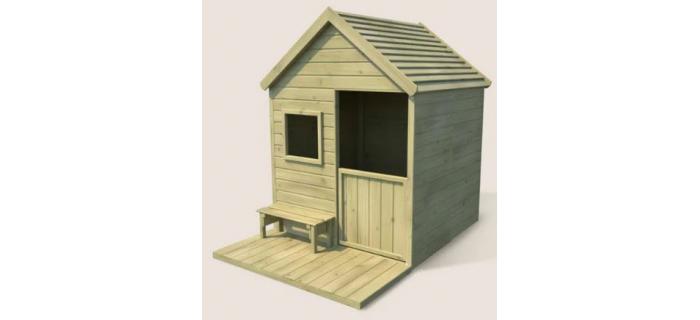 JEU0083 Maisonnette - SOULET - Heïdi - en bois traité - pour enfants