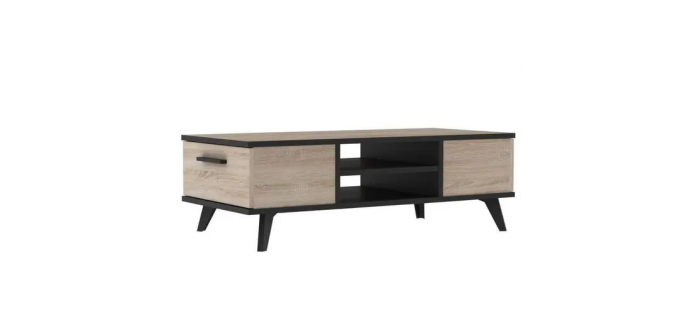 MEU0553 Table basse : L 106 x P 50 x H 35 cm