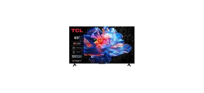 TCL 65P6K - TV LED 65" (165 cm) - 4K UHD 3840x2160 - HDR10+ - Google TV - 3xHDMI 2.1 - WiFi
