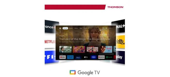 THOMSON 65QG5C14 - TV QLED 65" (165 cm) - 4K UHD