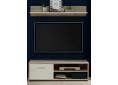 MEU0559 Meuble TV avec étagère – GULADA - CHENE CLAIR ET BLANC  120 cm.jpg