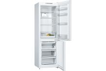BOSCH KGN36NW30 - Réfrigérateur combiné - 302 L (215 + 87 L) - Froid no frost brassé - A++ - L 60 x H 186 cm - Blanc