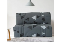 CAN0453 Banquette BZ DREAM - Gris - 100% coton - L 145cm