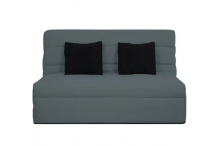 CAN0457 DUNLOPILLO Banquette BZ 2 places - Gris