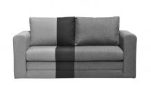 CAN0467  Canapé convertible 3 places en tissu tweed