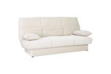 CAN0480 Banquette clic-clac 3 places - Tissu en velours côtelé - Beige - L 190cm