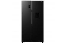 CONTINENTAL EDISON - CERA519NFB Réfrigérateur américain - 2 portes -v 519L - L91 x H 178,6 cm - Noir