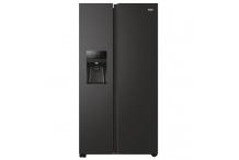 HAIER HSOBPIF9183 - Réfrigérateur américain 515L (337+178L) - Froid ventilé - Noir