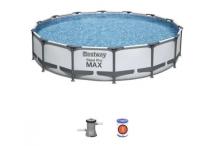 JAR0303 Kit Piscine  Ronde hors sol tubulaire  427 x 84 cm -  BESTWAY
