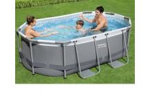 JAR0321 Kit Piscine hors sol tubulaire BESTWAY - Steel Pro MAX - 305 x 200 x 84 cm