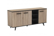 MEU0551 Buffet bas 3 portes 3 niches 161cm