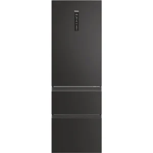 HAIER HTW5618ENPT Réfrigérateur Combiné - 360 L - 185 x 59,5 x 66,7 cm - Noir – Image 1