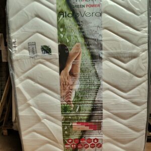 LIT0425 Matelas Mousse 140x190cm VITALITY Aloe Vera – Image 1